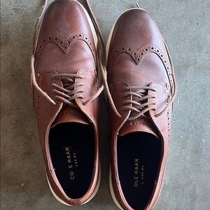 Cole Haan Men's Chestnut Leather Oxfords